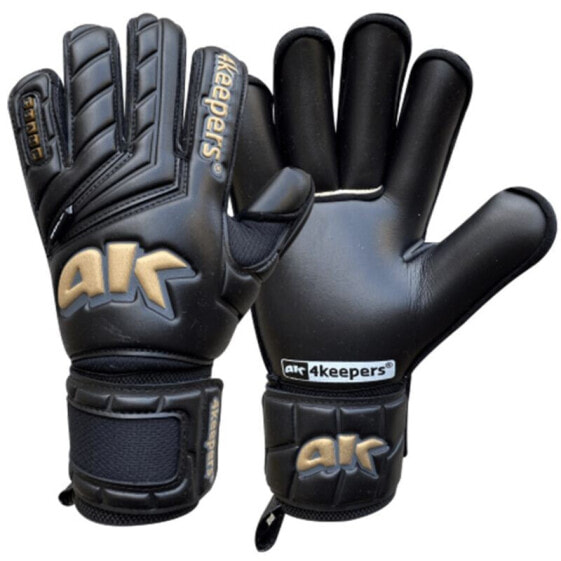 Перчатки вратарские 4Keepers Champ Gold Black V RF M S781416