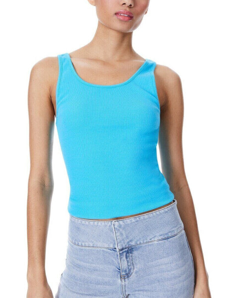 Alice + Olivia Jemi Rib Tank Women's Xl