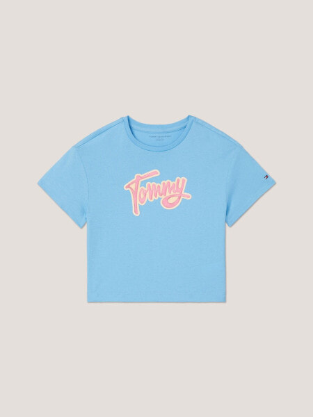 Kids' Metallic Script Tommy T-Shirt