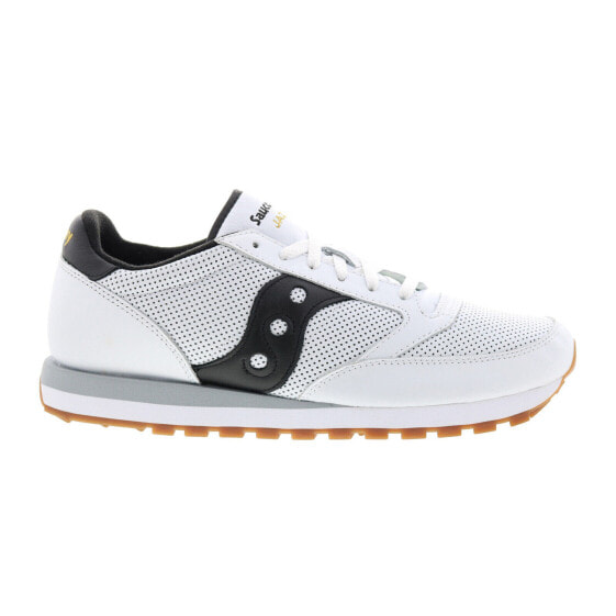 Saucony Jazz Original S70461-2 Mens White Leather Lifestyle Sneakers Shoes