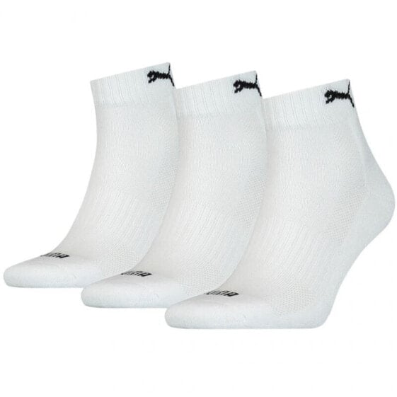 Puma Cushioned Quarter 3Pack Socks 907943 02