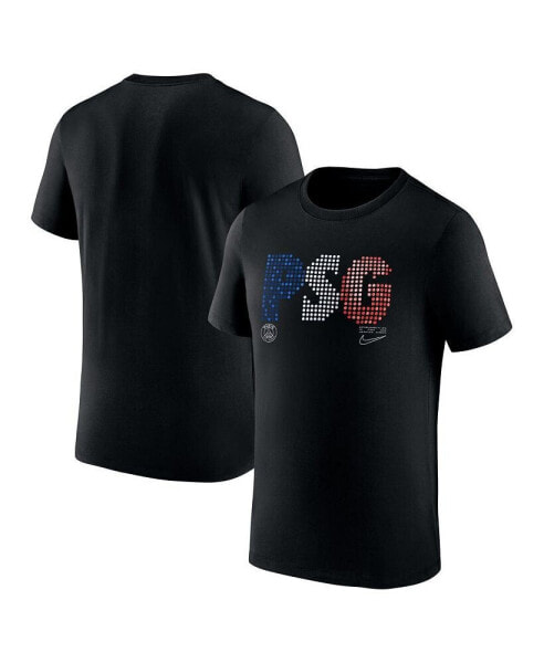 Men's Black Paris Saint-Germain Lights T-Shirt