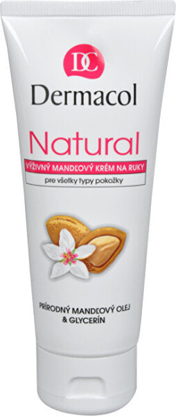 Nourishing almond cream for hands Natural 100 ml