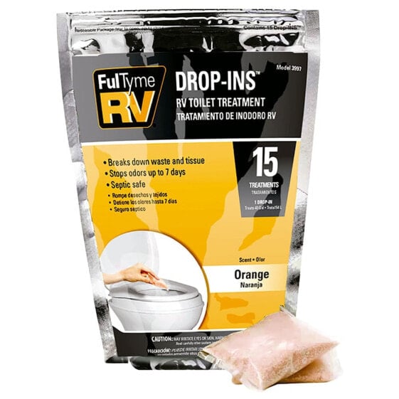 FULTYME RV Orange Drop Ins Toilet Treatment