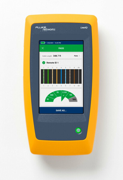 Fluke LinkIQ - Built-in battery - Lithium-Ion (Li-Ion) - 6400 mAh - 3.6 V - 270 min - 624 g