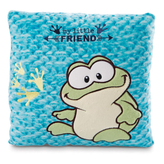 NICI Cushion Frog Squareshaped 25x25 cm Green