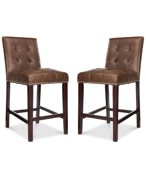 Ora Faux Leather Counter Stool (Set Of 2)