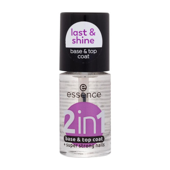 Essence 2In1 Base & Top Coat 8 ml nagellack für Frauen