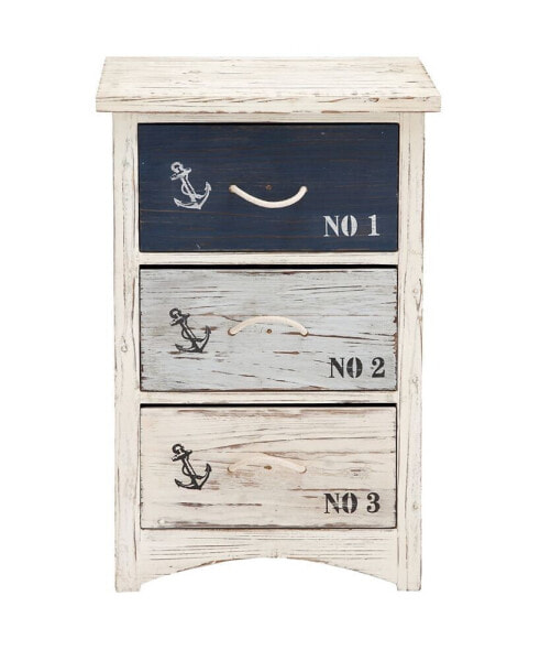 Wood Coastal Chest