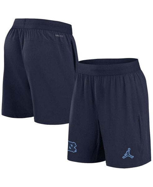 Men's Navy North Carolina Tar Heels 2024 Sideline Performance Shorts