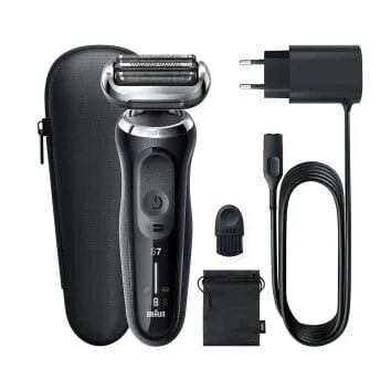 Braun Series 7 71-N1000s - Foil shaver - Black - Battery - Lithium-Ion (Li-Ion) - 50 min - 5 min