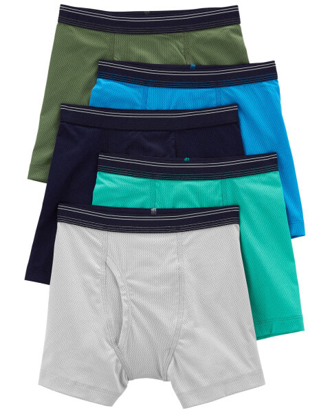 5-Pack Active Mesh Boxer Briefs Underwear 2-3
