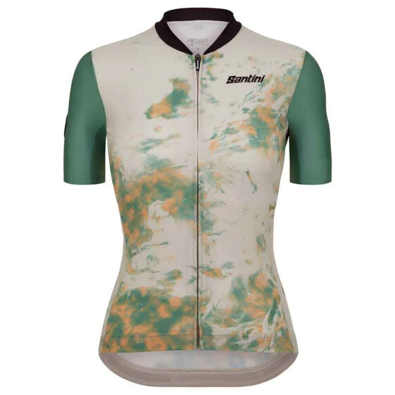 SANTINI Marble Slim Fit short sleeve jersey