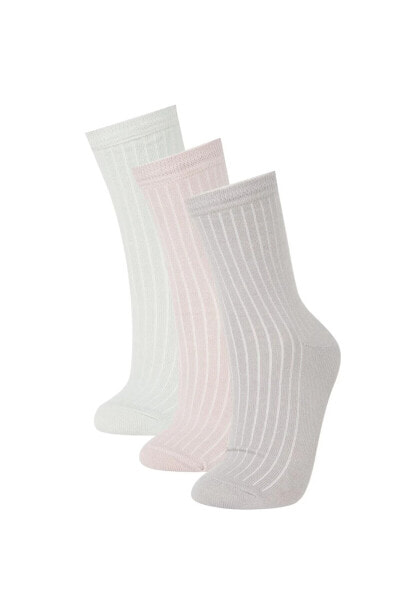 НоскиDefactoWomen 3-Piece Cotton Socks
