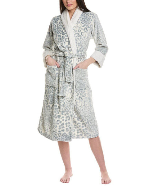 N Natori Leopard Robe Women's