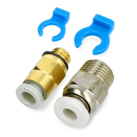 Set of two Creality pneumatic connectors - 2.5mm and 4mm