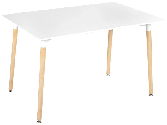 Стол обеденный Beliani NEWBERRY скандинавский 80x120x75 см, белый