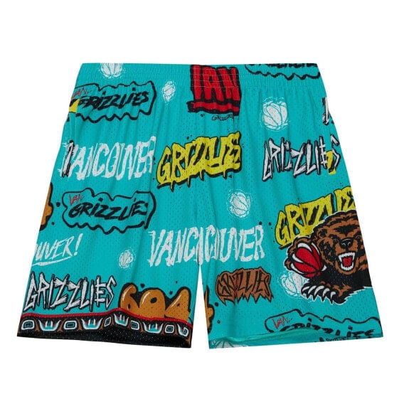 MITCHELL & NESS NBA SLAP STICKER SWINGMAN SHORT VANCOUVER GRIZZLIES 1998