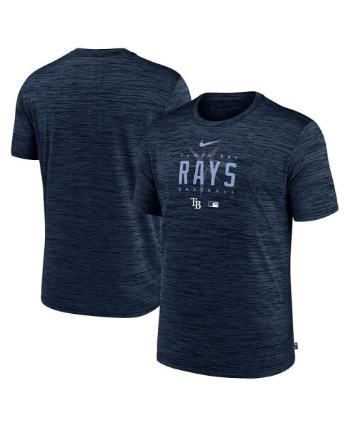 Men's Navy Tampa Bay Rays Authentic Collection Velocity Performance Practice T-shirt