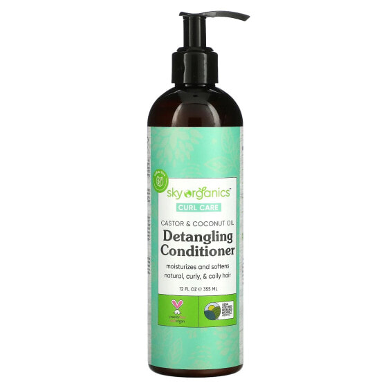 Несмываемый уход для кудрявых волос Sky Organics Detangling Conditioner 355 мл