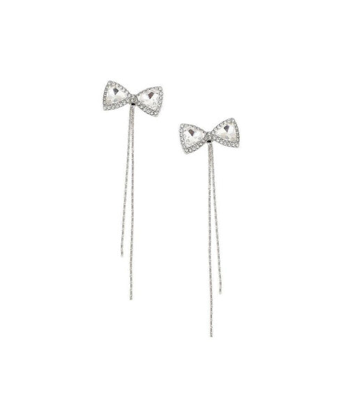 Women's Bow Chain Drop Earrings