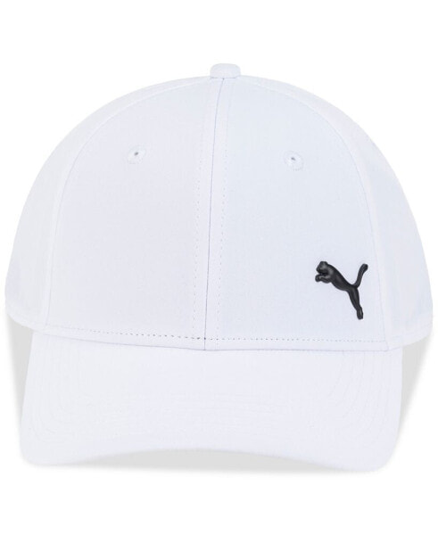 Men's Alloy Solid Color Cat Logo Stretch Fit Cap