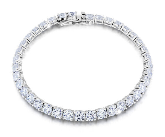 Luxury tennis bracelet with cubic zirconia M02253