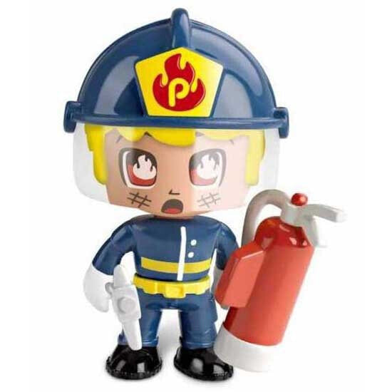 Игрушка кукла FAMOSA Pinypon Машинка пожарная с пожарником