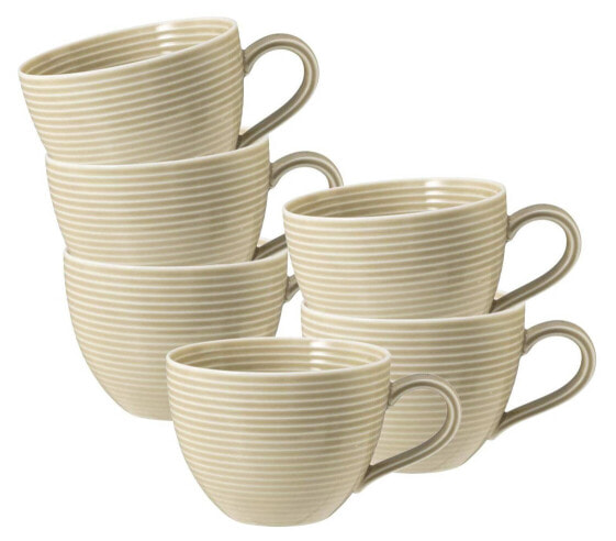 Kaffeetassen Beat Color Glaze 6er Set