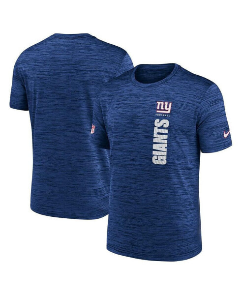 Men's Royal New York Giants 2024 Sideline Velocity Performance T-Shirt