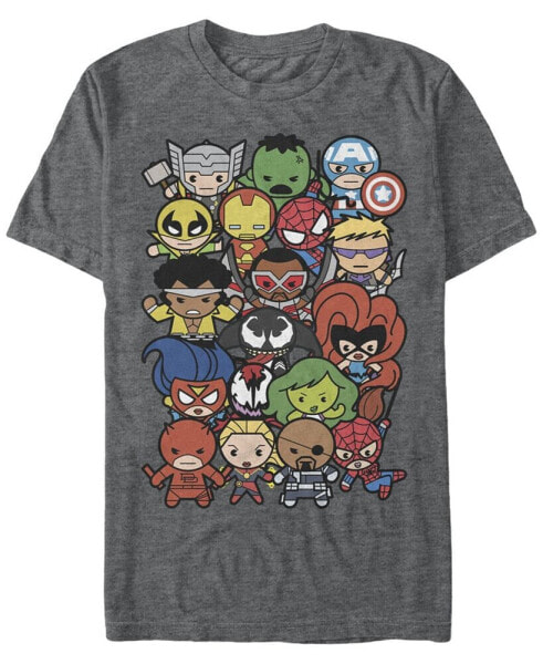 Marvel Men's Comic Collection Kawaii Marvel Men's Dogpile Short Sleeve T-Shirt