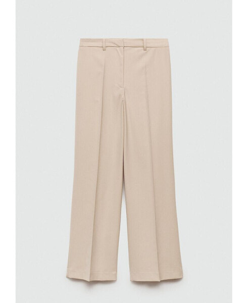 Women's Pleat Straight Trousers