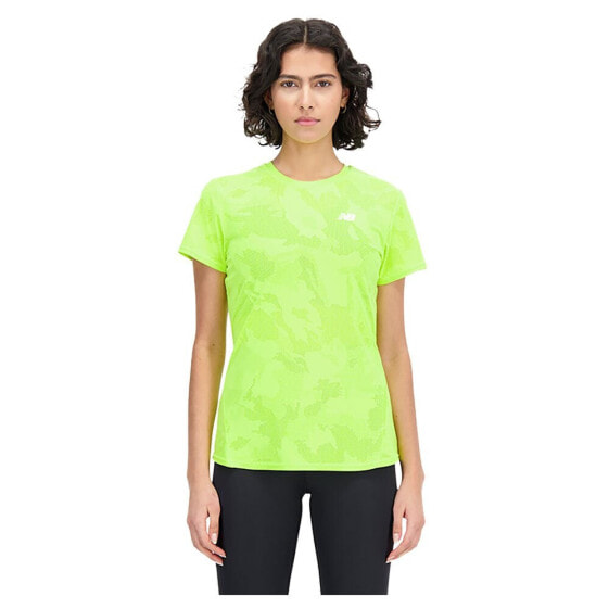 NEW BALANCE Q Speed Jacquard short sleeve T-shirt