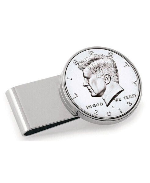 Men's Proof JFK Half Dollar Stainless Steel Coin Money Clip