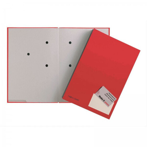 Pagna 24205-01 - Signature folder - A4 - Red - 1 pockets - Business Card - 240 mm