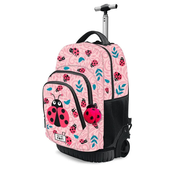 OH MY POP Ladybug Fan Gts Trolley Backpack