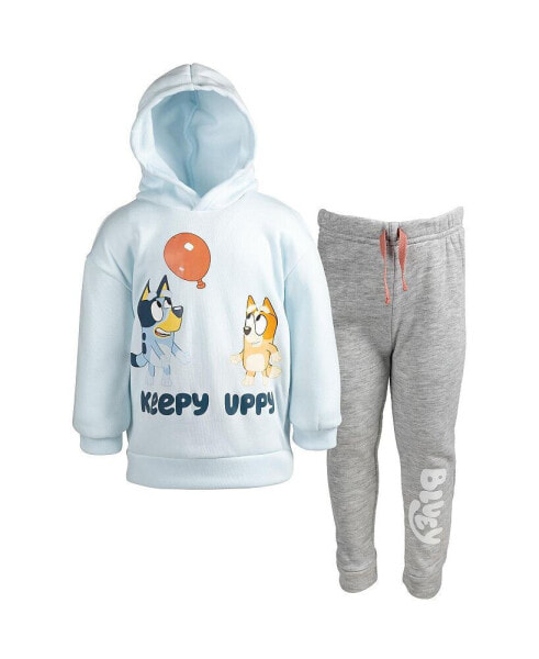 Toddler Boys Fleece Pullover Hoodie and Pants Outfit Set to (2T - 7-8)