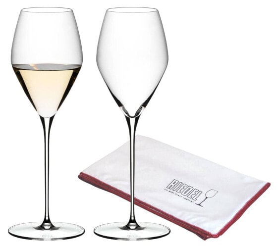 Бокалы для вина Riedel VELOCE Sauvignon Blanc 2 шт + Полировальная салфетка