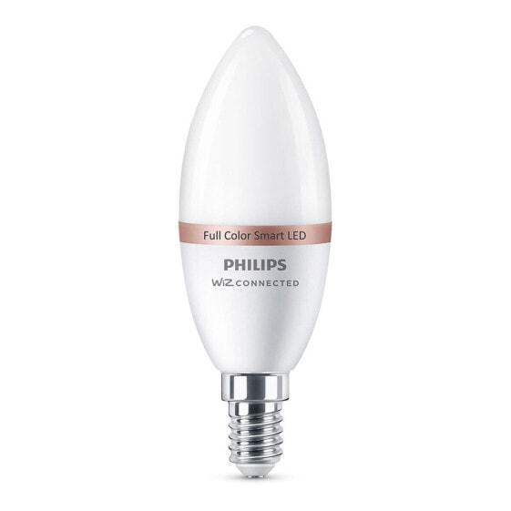 Светодиодная лампочка Philips Wiz белая F 40 Вт 4,9 Вт E14 470 лм (2700-6500 K)