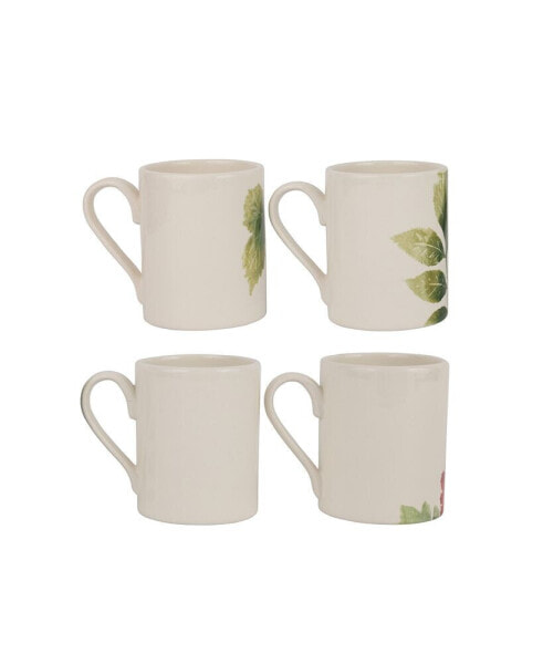 Foresta Primavera Assorted Mugs, Set of 4