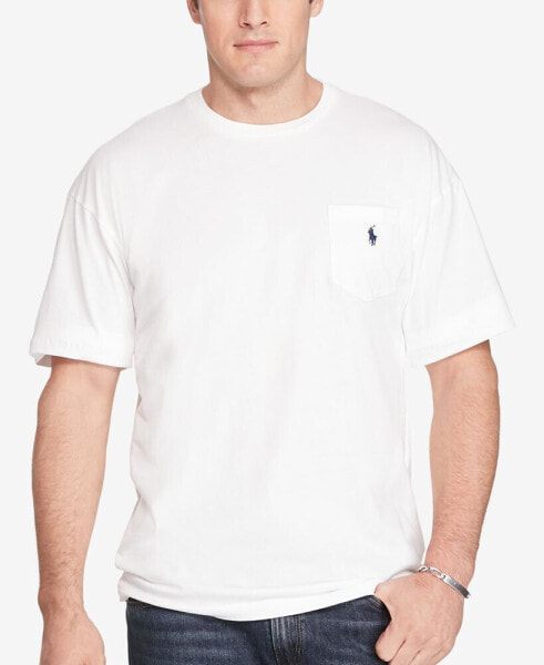 Men's Big & Tall Crew-Neck Pocket T-Shirt