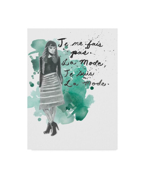 Naomi Mccavitt Fashion Quote Illustrations I Canvas Art - 37" x 49"