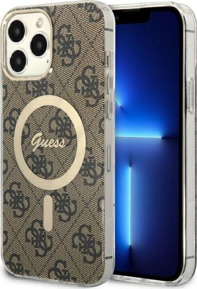 Guess Etui Guess GUHMP13XH4STW Apple iPhone 13 Pro Max brązowy/brown hardcase 4G MagSafe