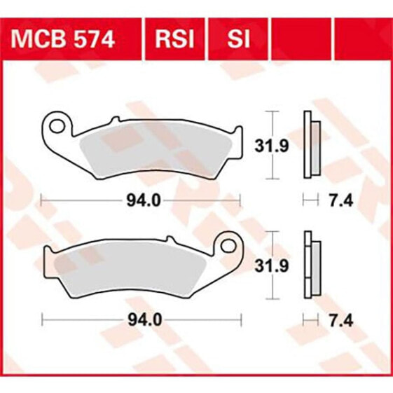 TRW Sinter Honda ATC 350 X 86 Sintered Front Brake Pads