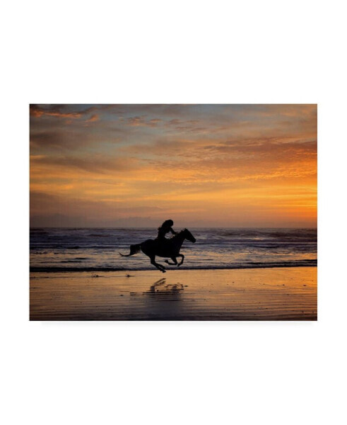 PH Burchett Sunkissed Horses IV Canvas Art - 15.5" x 21"