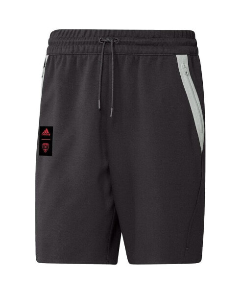 Men's Black D.C. United 2023 Player Travel Shorts