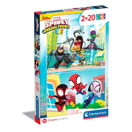 CLEMENTONI Puzzle 2X20 Pieces Spidey And His Friends