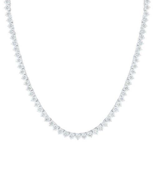 Grown With Love lab Grown Diamond 17" Tennis Necklace (5 ct. t.w.) in 14k White Gold