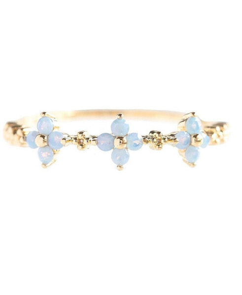 Blue Blossom Love Ring