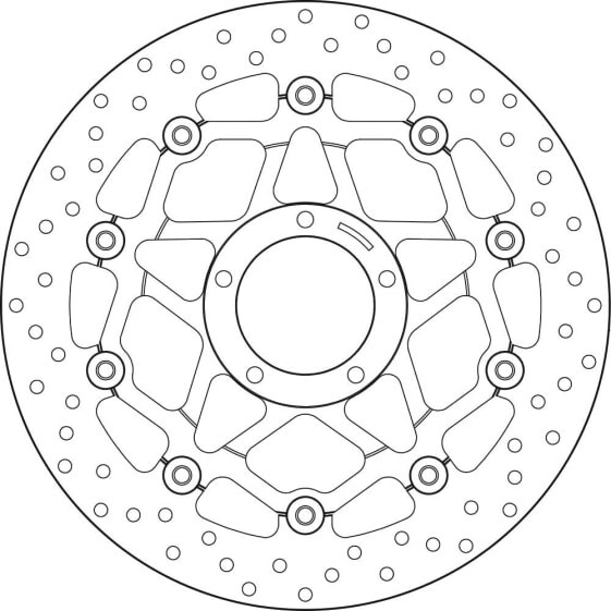 BREMBO 78B40878 Floating Front Brake Disc